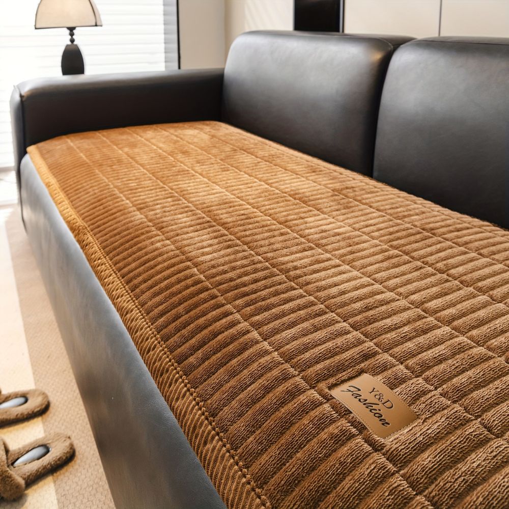 Quilted Sofa Cushion Cover