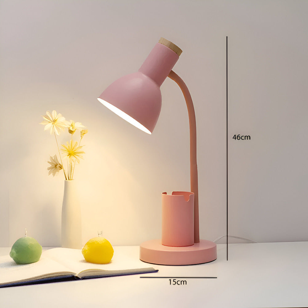 Nordic LED Desk Lamp with Pen Holder