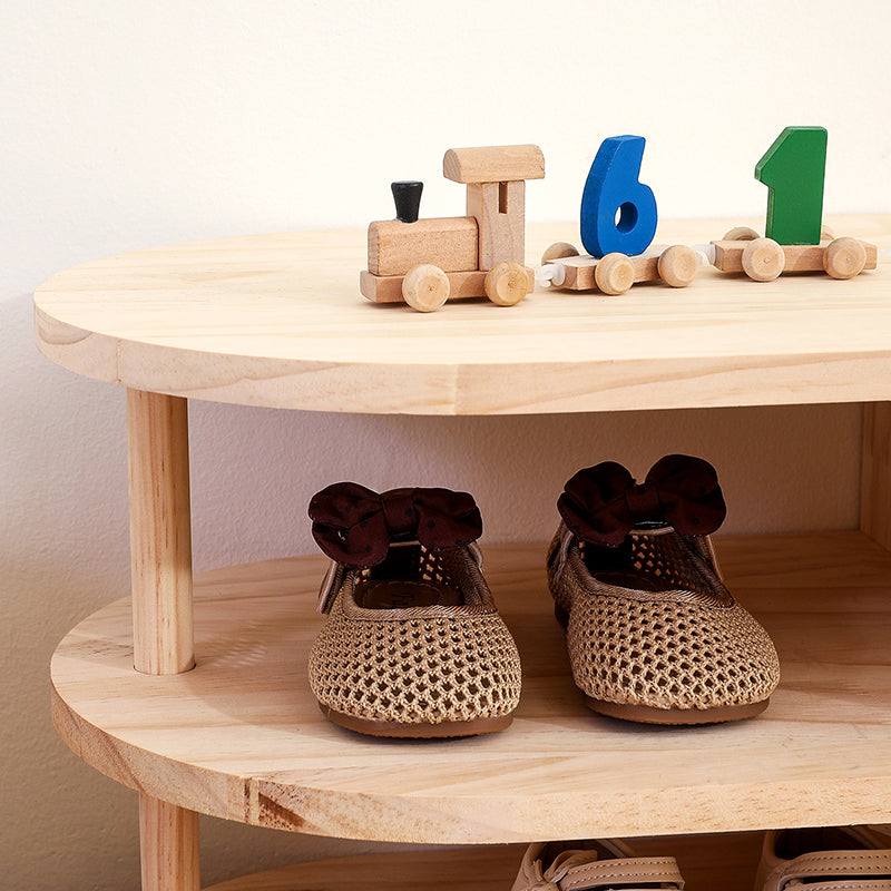 Japanese Pine Wood Shoe Rack