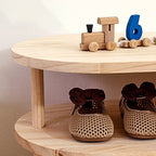 Japanese Pine Wood Shoe Rack