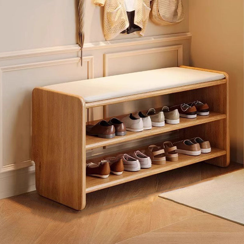 Modern Wooden Shoe Bench