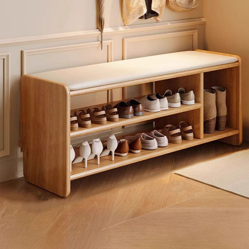 Modern Wooden Shoe Bench