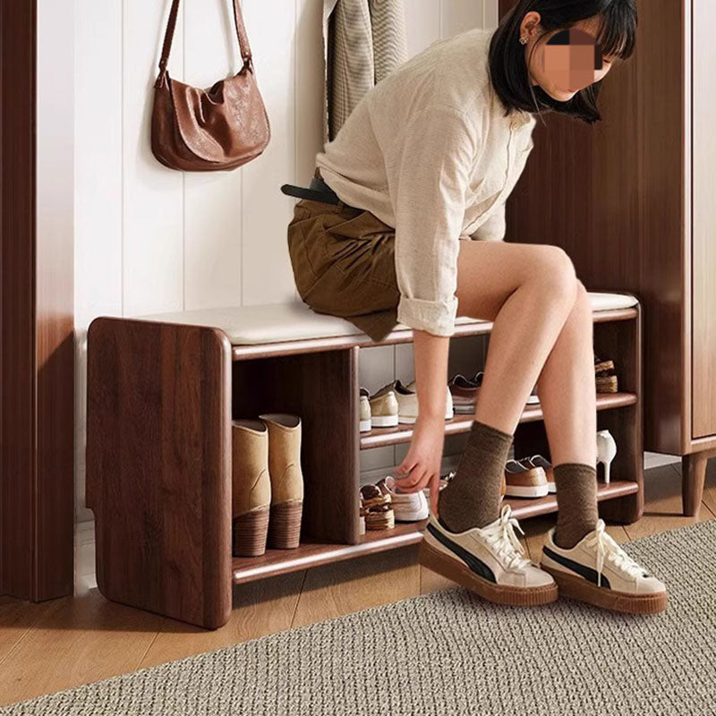 Modern Wooden Shoe Bench