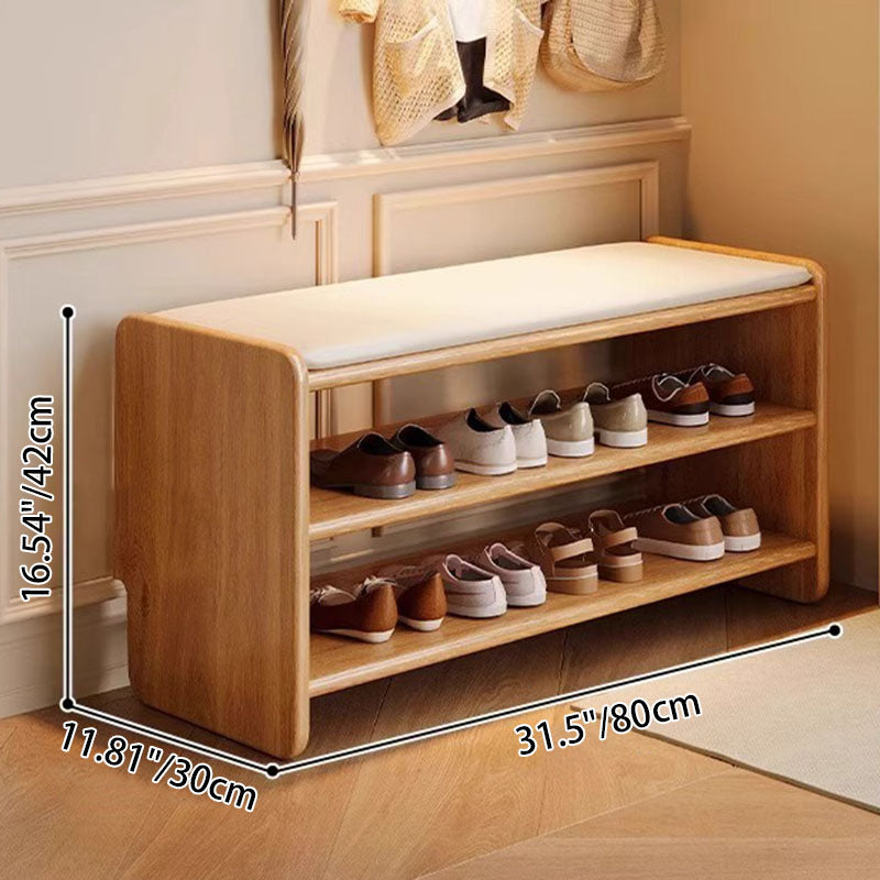 Modern Wooden Shoe Bench