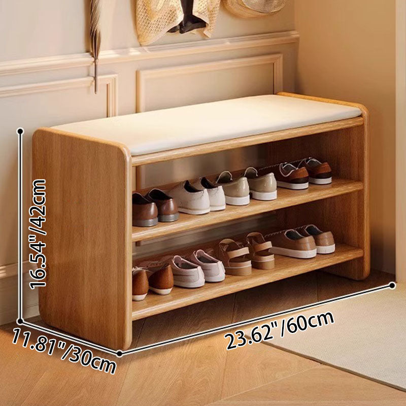 Modern Wooden Shoe Bench