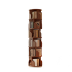 Rotating Bamboo Bookshelf