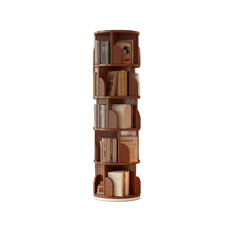 Rotating Bamboo Bookshelf