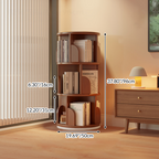 Rotating Bamboo Bookshelf