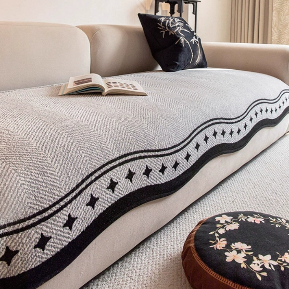 Modern Wave Sofa Cover