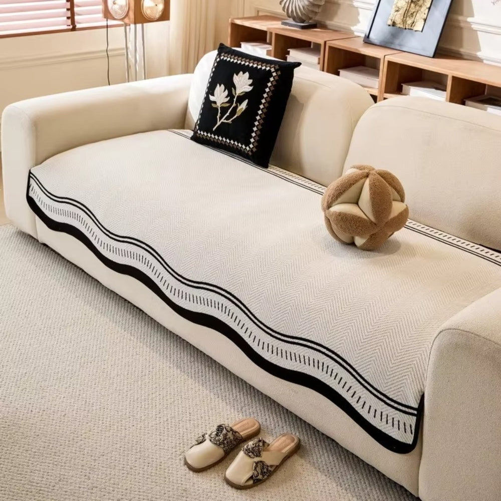 Modern Wave Sofa Cover