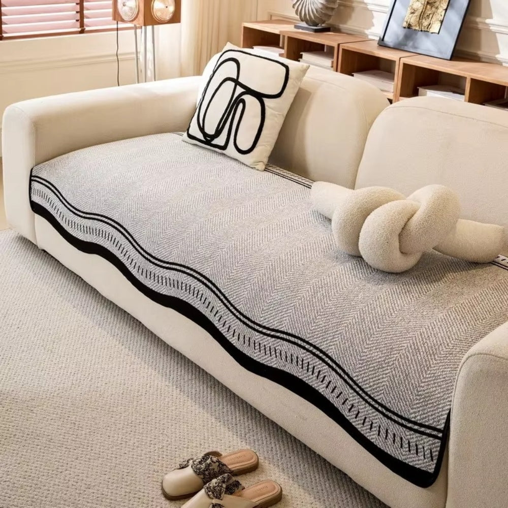 Modern Wave Sofa Cover