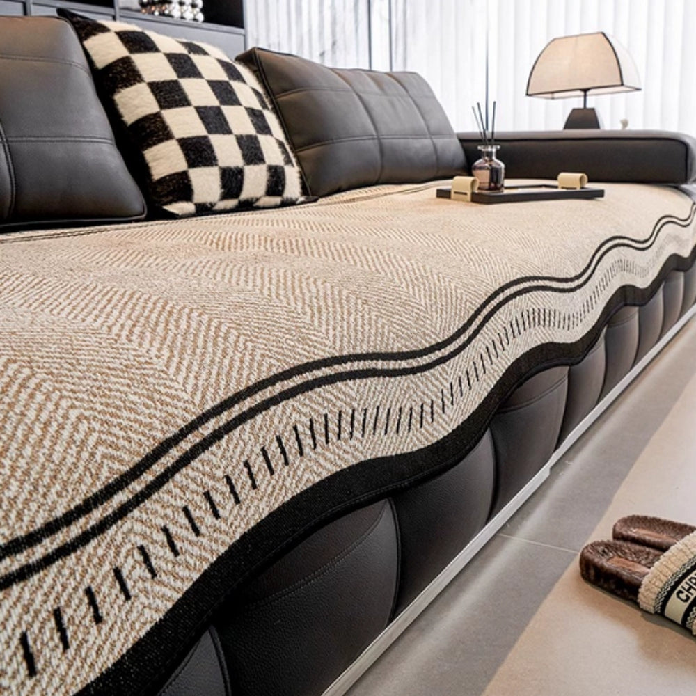 Modern Wave Sofa Cover