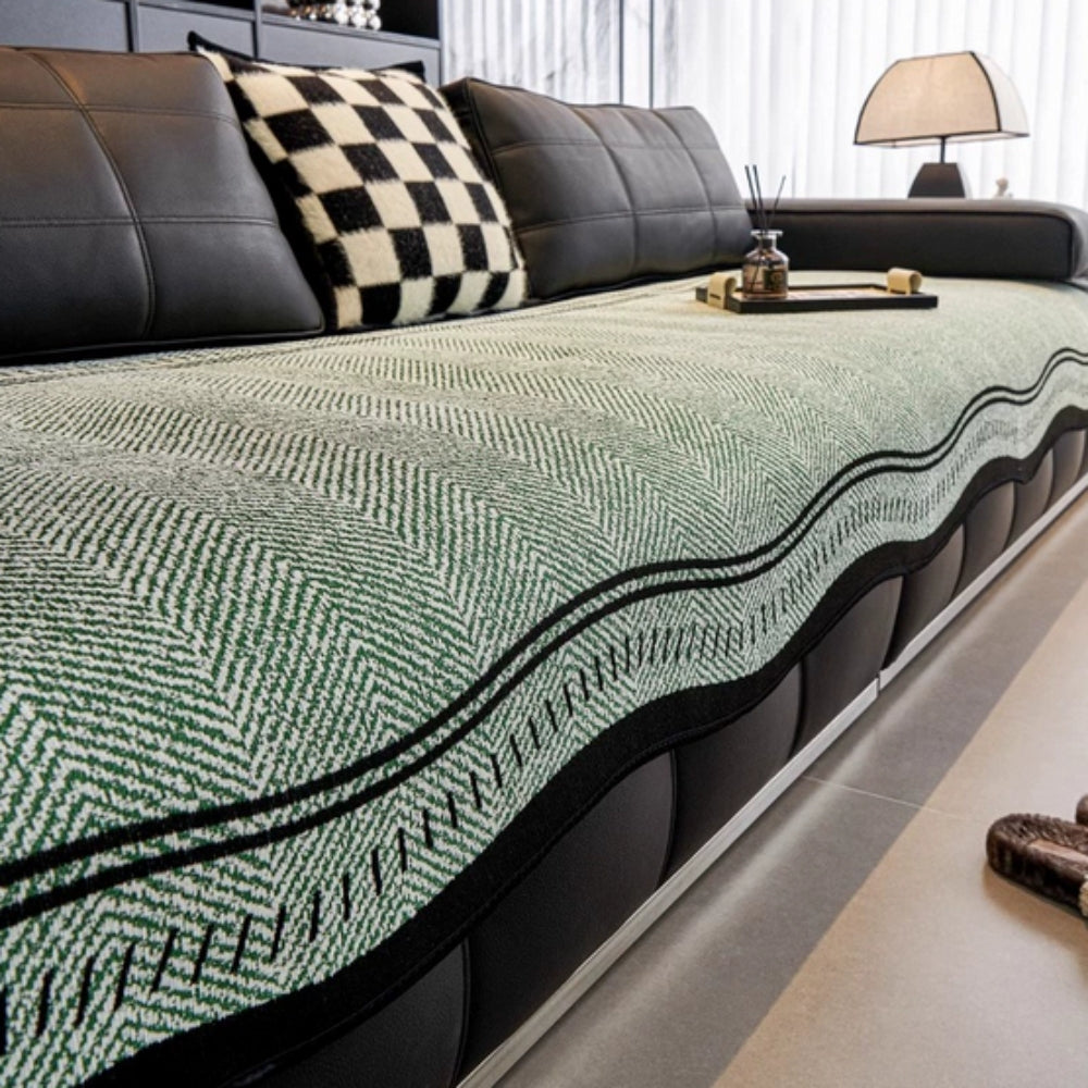 Modern Wave Sofa Cover