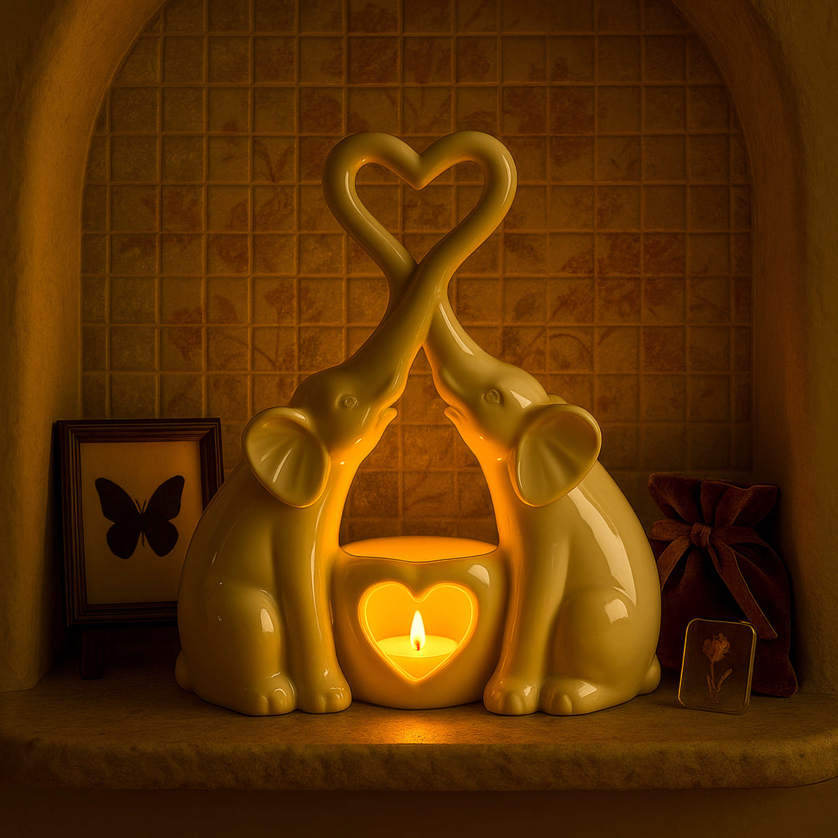 Heart Motif LED Table Lamp