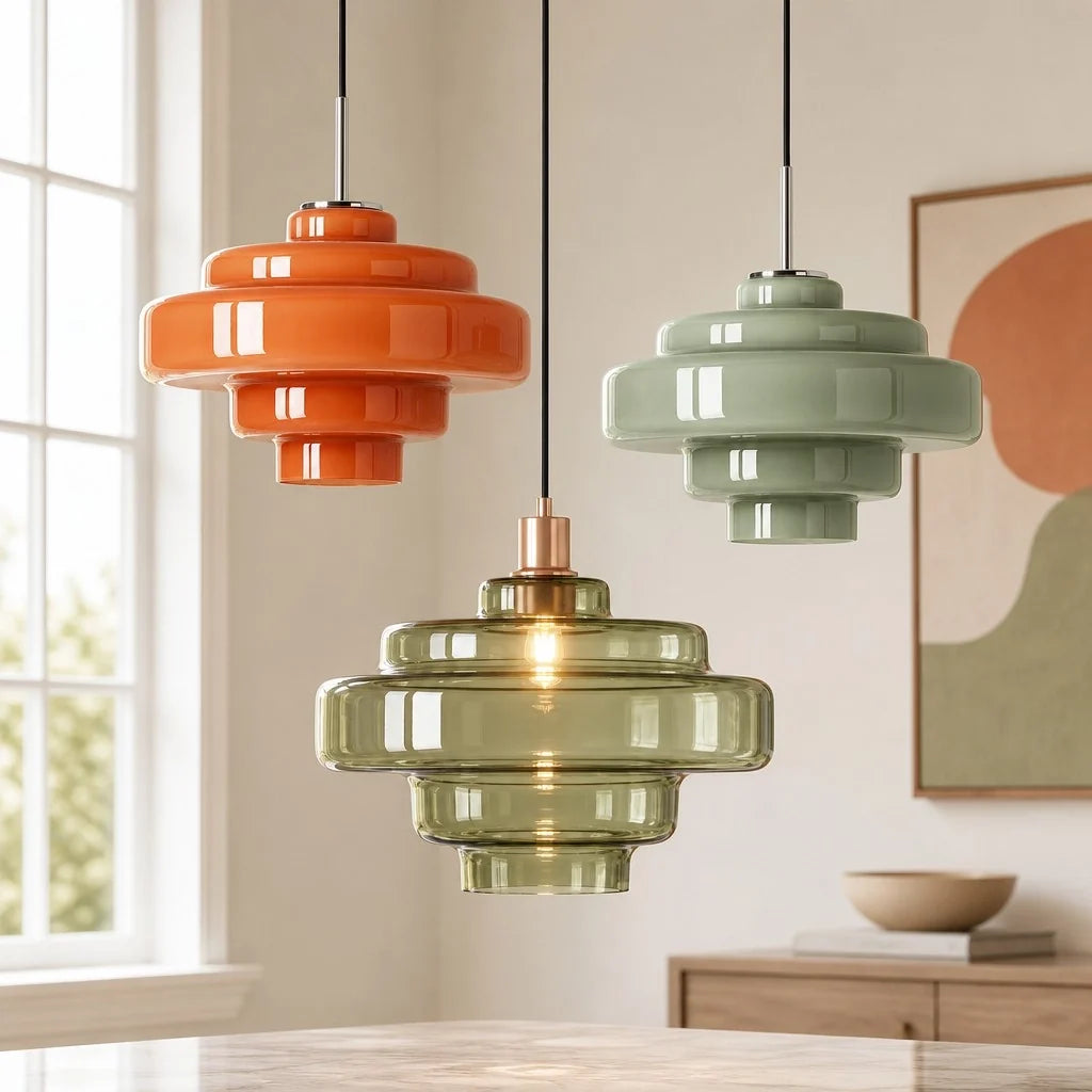 Elissa Tiered Glass Pendant Light