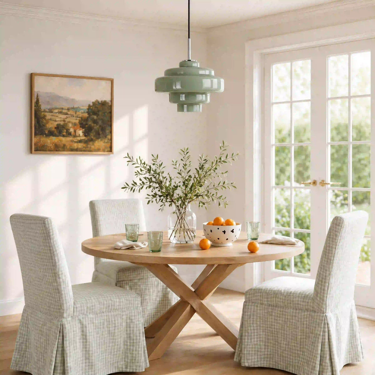 Elissa Tiered Glass Pendant Light