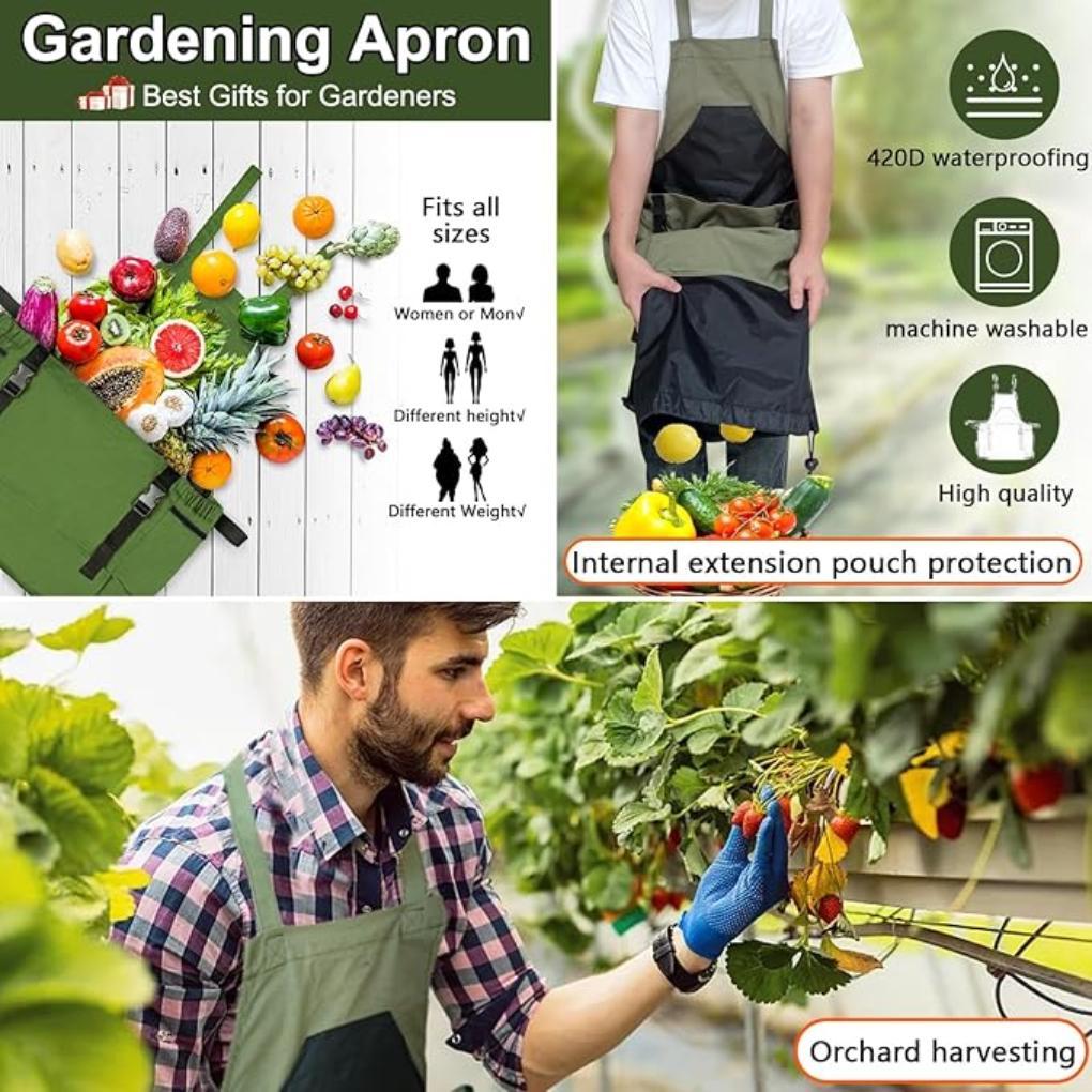 Garden Apron with Pockets