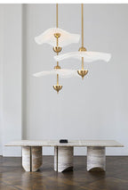 Envolee Double Biscuit Pendant Light