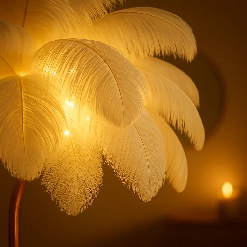 Feather LED Decorative Table Lamp
