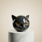 NoirCat Cat Head Sculpture