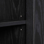 Frances Rattan Bathroom Cabinet – Black