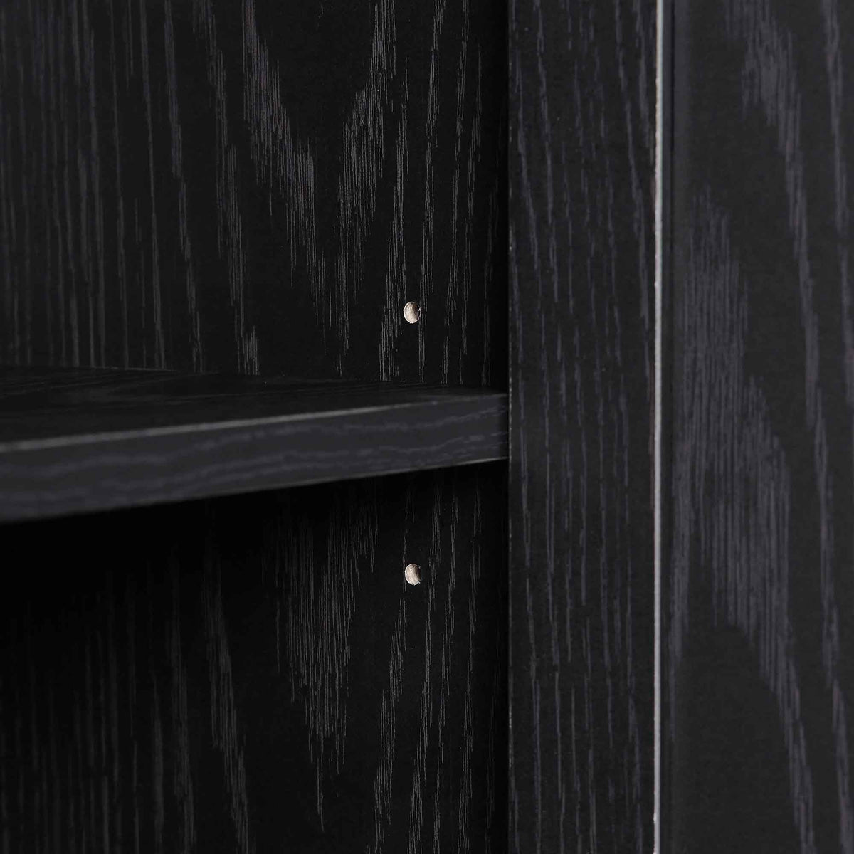 Frances Rattan Bathroom Cabinet – Black