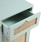 Frances Rattan Bathroom Cabinet – Mint