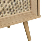 Frances Rattan Bedside Table – Natural