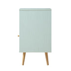 Frances Rattan Bedside Table – Mint