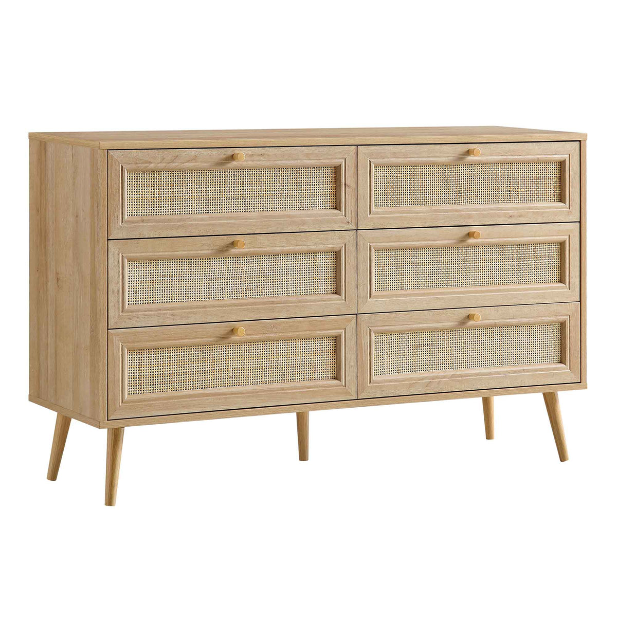 Frances Rattan 6 Drawer Dresser