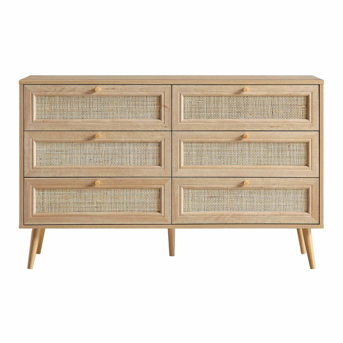 Frances Rattan 6 Drawer Dresser