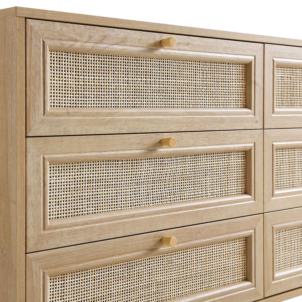 Frances Rattan 6 Drawer Dresser