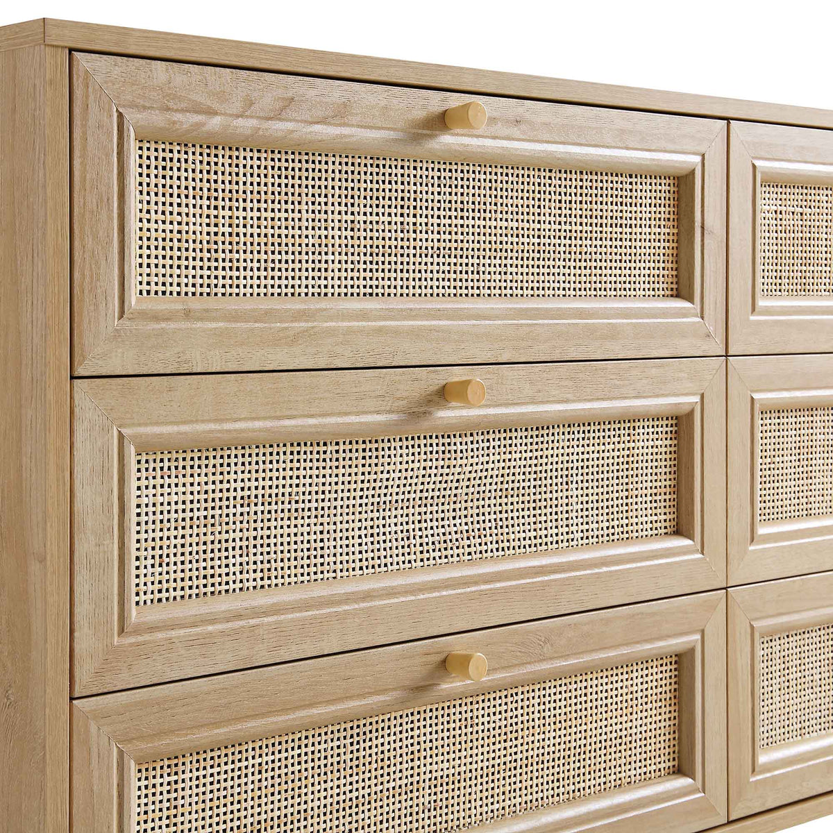 Frances Rattan 6 Drawer Dresser