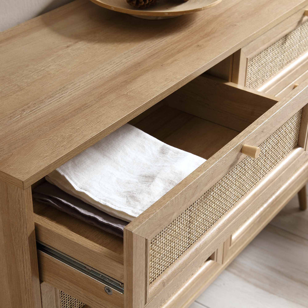 Frances Rattan 6 Drawer Dresser