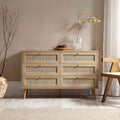 Frances Rattan 6 Drawer Dresser