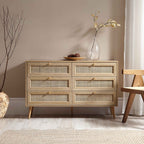 Frances Rattan 6 Drawer Dresser