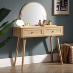 Frances Rattan Vanity Table