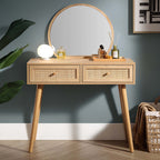 Frances Rattan Vanity Table