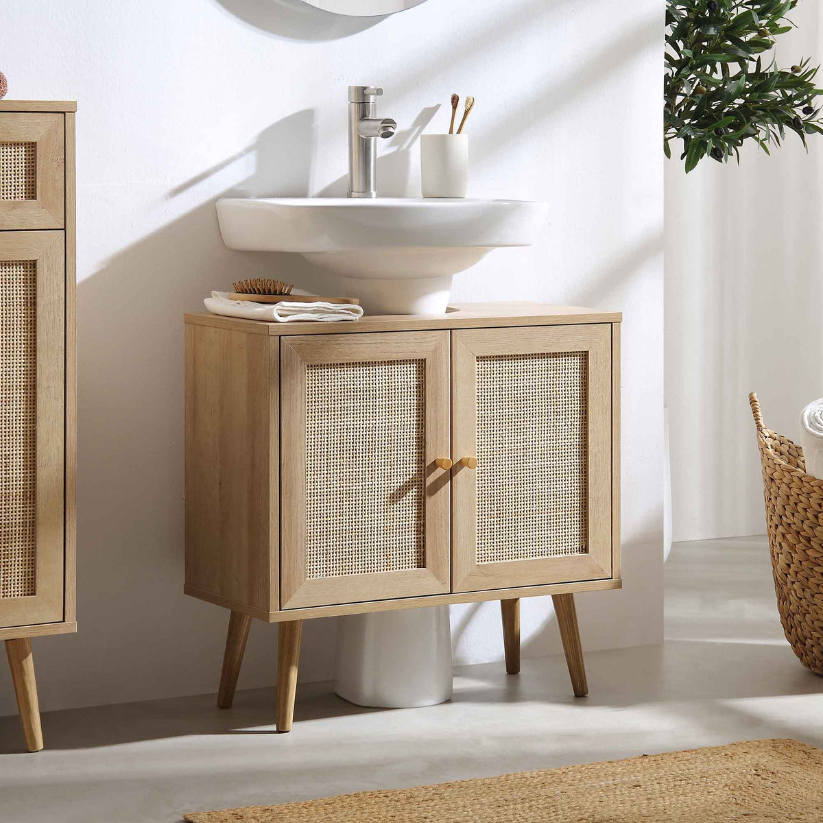Frances Rattan Bathroom Vanity