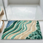 Ocean Wave Bath Mat