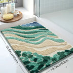 Ocean Wave Bath Mat