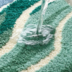 Ocean Wave Bath Mat