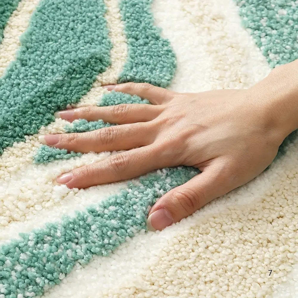 Ocean Wave Bath Mat