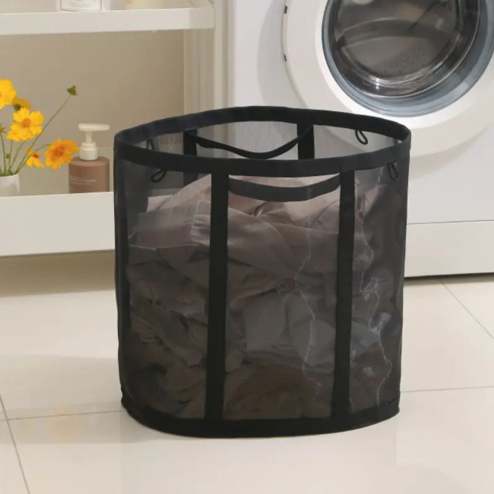 Foldable Mesh Laundry Basket