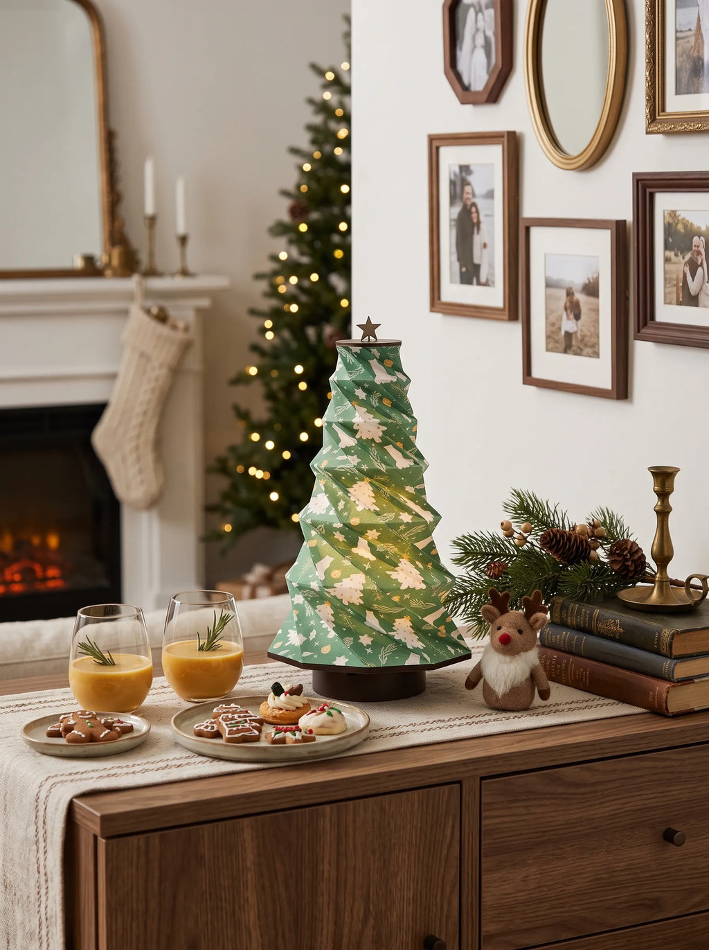 Foldable Paper Tree Lamp