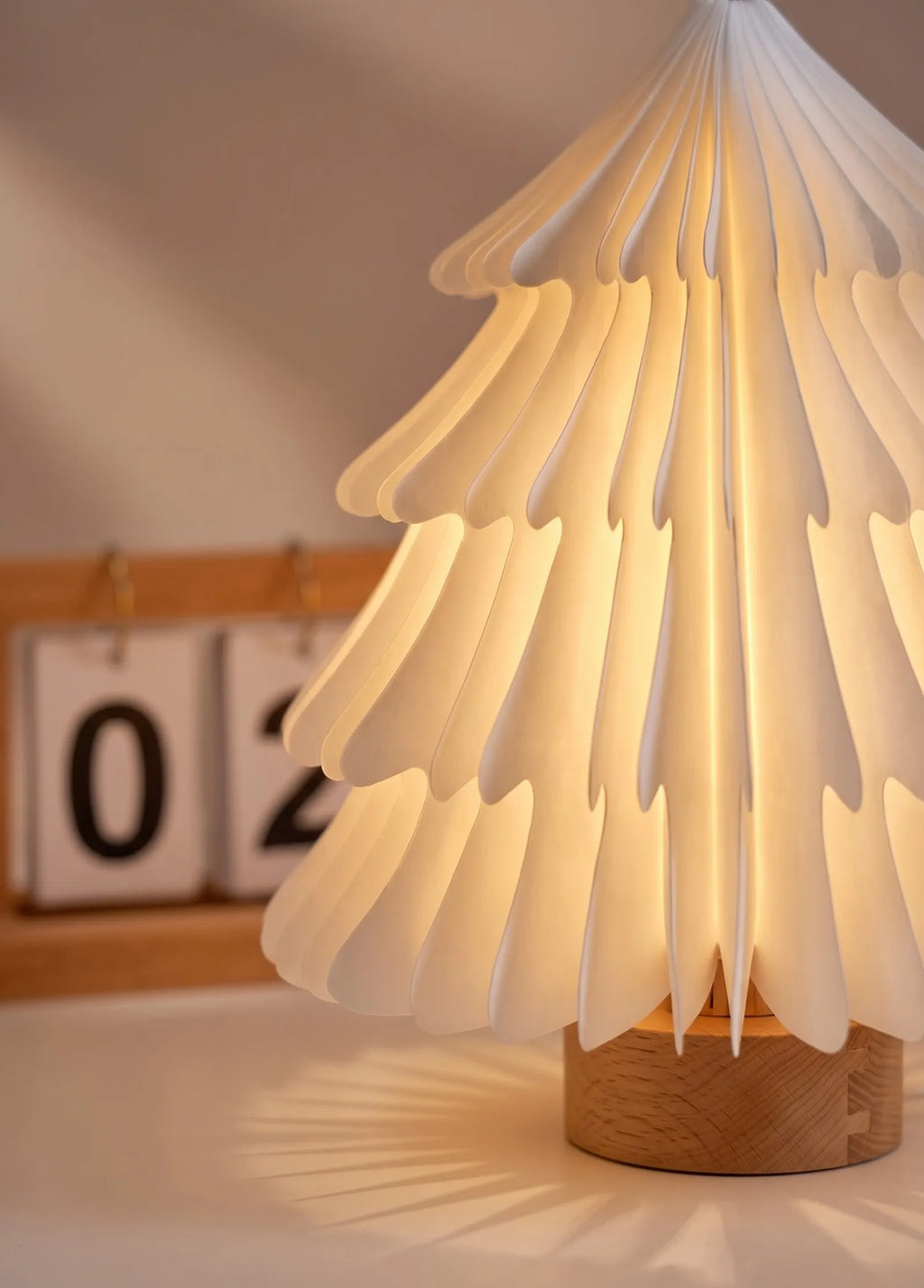 Foldable Paper Tree Lamp