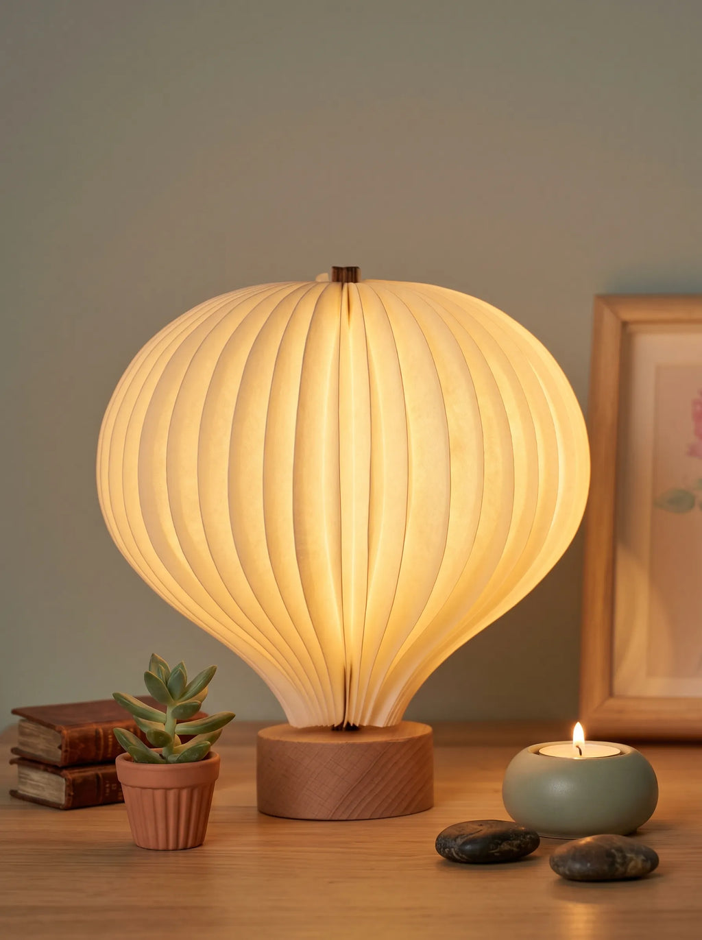 Foldable Paper Tree Lamp