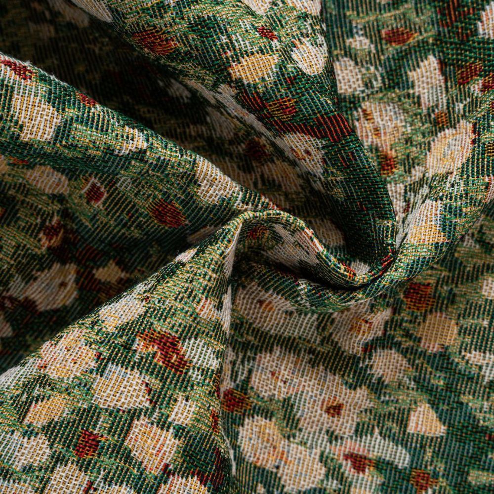Vintage Floral Tapestry Curtains