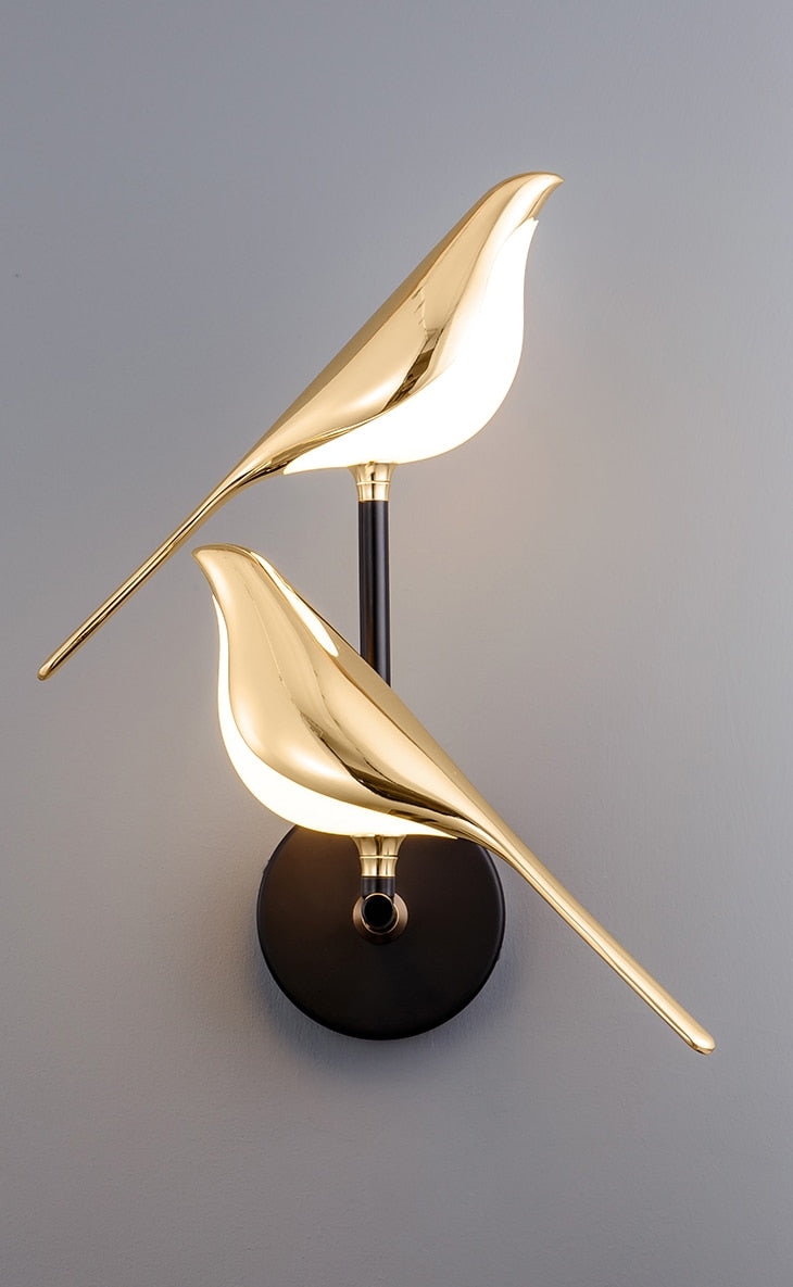 LED Bird Wall Light