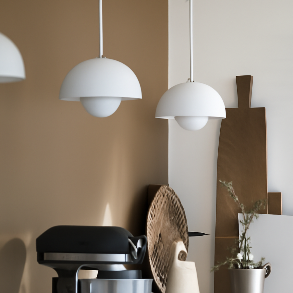 Scandinavian Semi-Circle Pendant Light